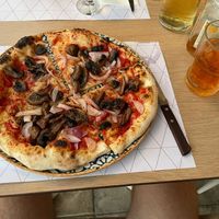 Apico vegan pizza at Apico in Nikiana