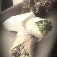 variedad de tacos muuuy abundantes at Vege Chef in Santiago