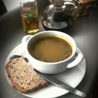 variedad de sopas en invierno at Vege Chef in Santiago