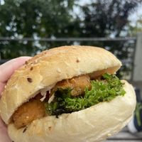 No chicken vegan sandwich    at Aika in Friedrichshafen
