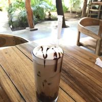 iced mocha  at Dale Pues in San Juan Del Sur