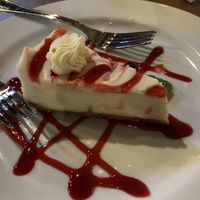 Vegan Raspberry cheesecake  at Busboys and Poets in Columbia