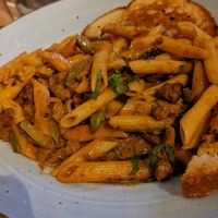 Vegan lovers pasta at Busboys and Poets in Columbia