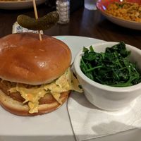 "chicken" sandwich at Busboys and Poets in Columbia