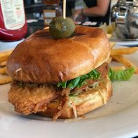 Vegan “Chicken” Sandwich   at Busboys and Poets in Columbia