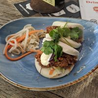 Steamed jackfruit buns at Pig & Whistle in Rotorua