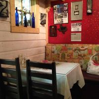 tables at Good Karma Restaurant in Park City