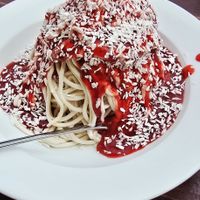 Spaghetti coupe at Eiscafé ZALIVANI in Nettetal