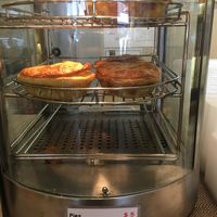 Vegan pies at Three Pillars Cafe in New Plymouth