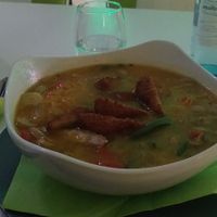 Ramen de "poulet" Vegan. Super bon et copieux 😋 at El Gecko Veggie in Lanzarote