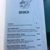 Brunch (page 1)  at wartsaal Kaffee in Bern