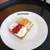 Vegan options at Trześniewski in Vienna