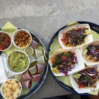 The WFPB No oil Platter for 2! at Rusty Taco in Dallas