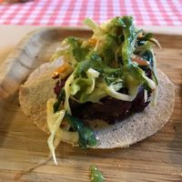 Avocado Taco Veganized at Spaghetti Western in Tirana