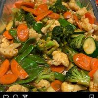 Sauted mixed vegetables at Shangrila Tibetan & Asian Cuisine in Toronto