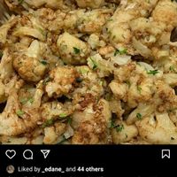 Crispy fried cauliflower at Shangrila Tibetan & Asian Cuisine in Toronto