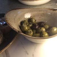 Tasty marinated olives never fail.  at Pira Pool Bar in Yulara