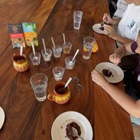 Selber Schokolade machen   at Nortico Cacao Farm in Turrialba