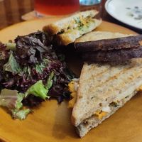 Vegan cheese toast at Vacilando in Istanbul