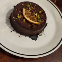 Dark chocolate mousse (was quite rich and a little bitter) at Vacilando in Istanbul