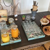 Frühstücksbuffet (es gab an anderen Tagen auch noch Körnerbrot) Glutenfrei auf Anfrage ich auch möglich😉 at Garden Hotel Primavera in Brissago