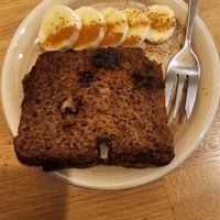 Vegan banana bread. at Bagels & Beans - Poolsterstraat in Rotterdam