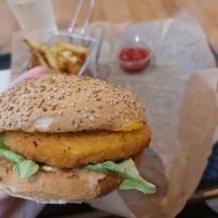 Supreme (chicken style) burger at Copper Branch - Lyon Part Dieu in Lyon