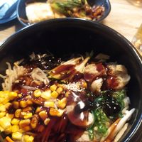 Bibimbap de verduras at Rikka in Salamanca