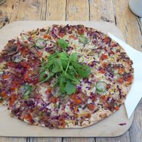 Veganer Flammkuchen at Kleines Hochdruckgebiet in Soltau