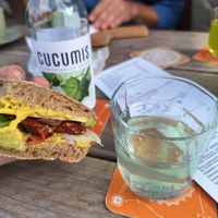 Sandwich Lilli und Gurkenschorle at Kleines Hochdruckgebiet in Soltau