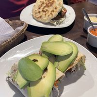 Vegan wrap at Green Falafel - Mercado San Blas in Cusco