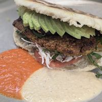 Pita Mega Vegana 🥙 at Green Falafel - Mercado San Blas in Cusco