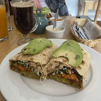 Durum mega vegan   at Green Falafel - Mercado San Blas in Cusco