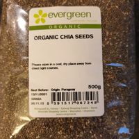 Organic chia seeds at Evergreen Healthfoods in Galway