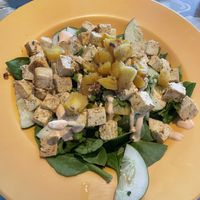 Lunch bowl with tofu   at Mel's Tiki Cafe in Indialantic