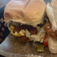 Slider - Philly Cheese steak at Herban Vegans in Cincinnati