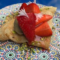 Crepe dessert   at DAR Restaurant & Cocktail Bar in Zurich