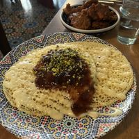 KFM (back) pancakes (front)  at DAR Restaurant & Cocktail Bar in Zurich