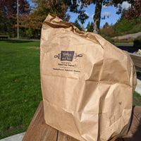 Eco packaging at Holly's Meat Pies in Bellingham