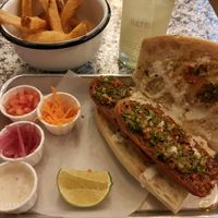 Choripan at Comeplantas in Ibague