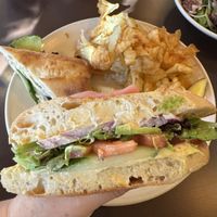 Veggie Hummus Sandwich  at The Watershed Cafe in Osceola
