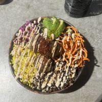 Rainbow lunch bowl  at iNput in Ankara