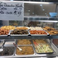 Ready made ingredients   at Vegetarian 素 - Peninsula Plaza in Central Singapore