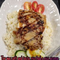 'Chicken' rice at Vegetarian 素 - Peninsula Plaza in Central Singapore