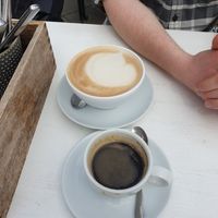 Veganer Milchkaffee at Zimt & Zucker in Berlin
