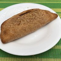 Empanada at Momentos de Pan y Soya in Bogota