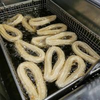 Vegan churros at Nacho Cheese in Trowbridge