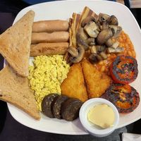 The big vegan breakfast   at The Whistle Stop Cafe in Southport