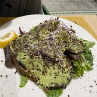 Sweet potatoe avocado toast  at Shake Cafe - Via dei Neri  in Florence