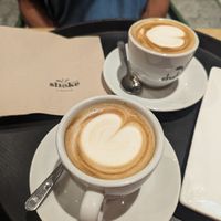 Oatmilk  cappuccino at Shake Cafe - Via dei Neri  in Florence